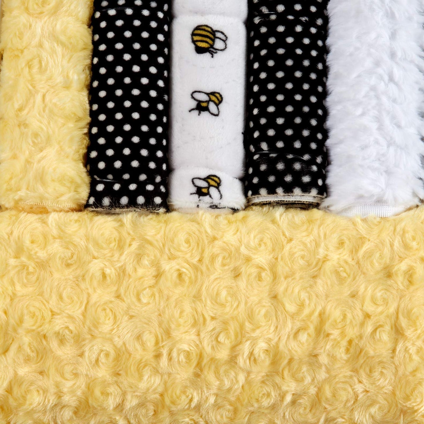Shannon Minky Bambino Cuddle Kit Bee Happy, Fabric