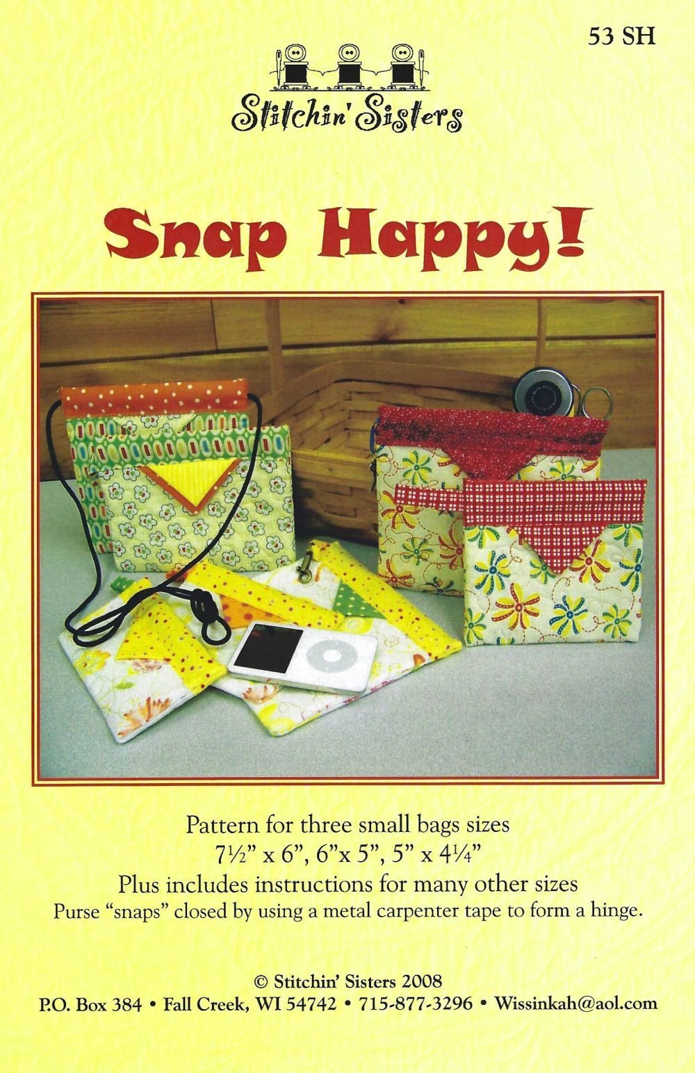 Stitchin Sisters Snap Happy Ptrn