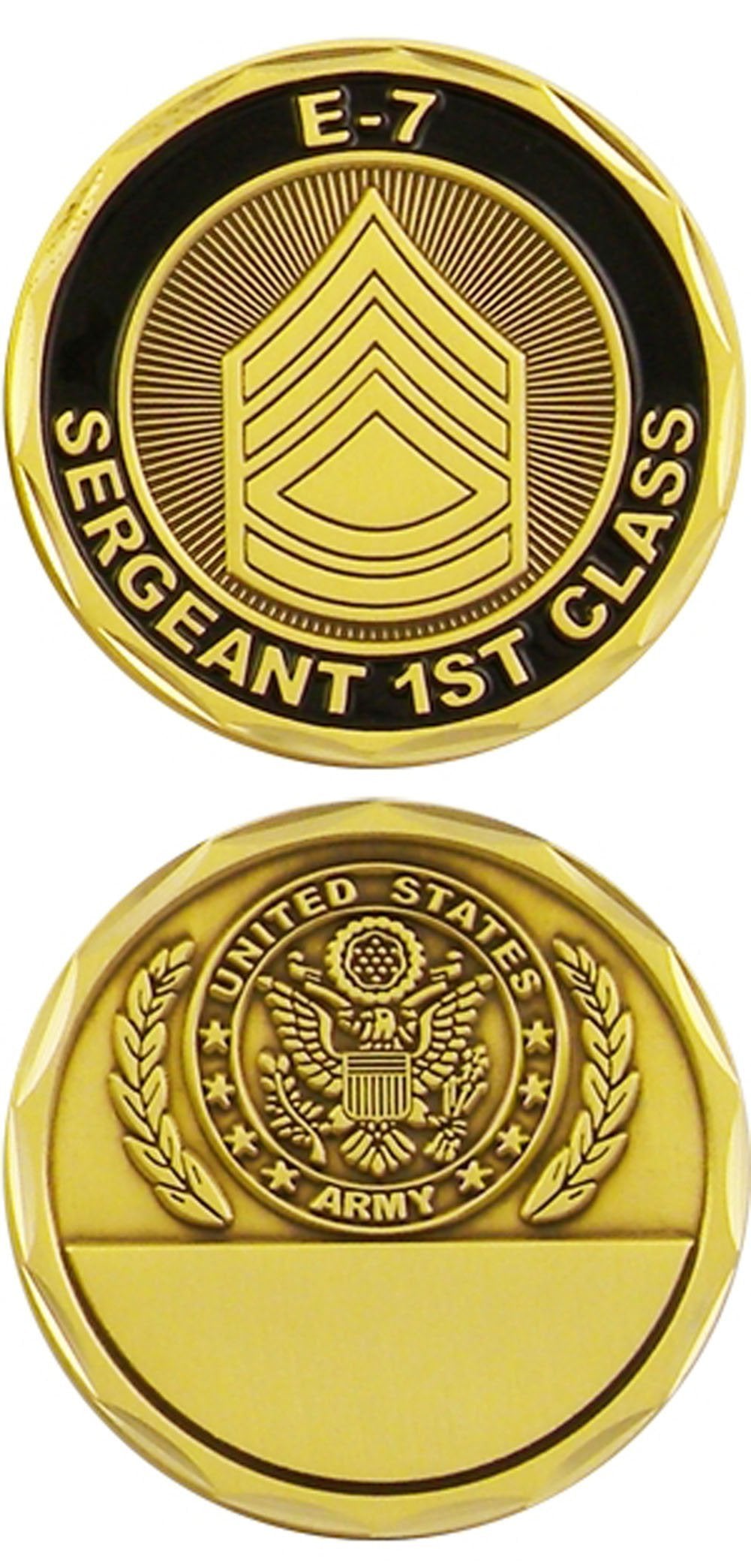 U.S. Army Sergeant 1st Class E-7 Challenge Coin by Eagle Crest
