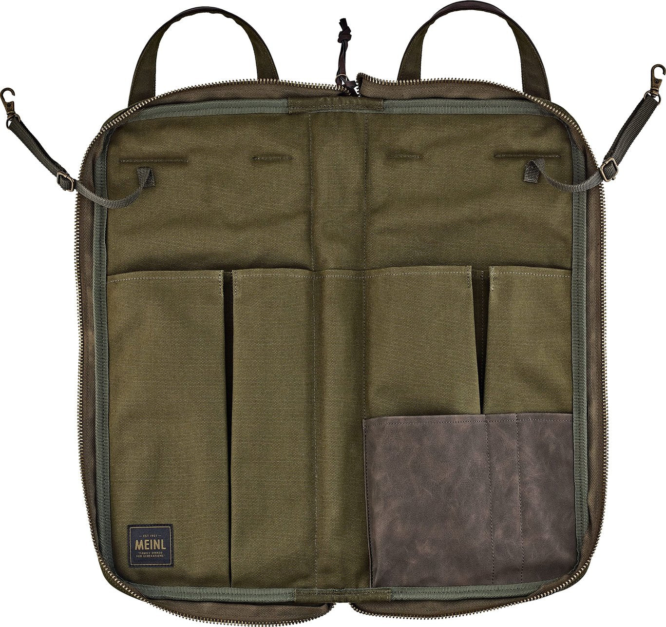 22" Cymbal Bag — Waxed Canvas Collection — Adjustable Backpack Straps, Heavy-Duty Fabric and Carrying Grip, 2-YEAR WARRANTY