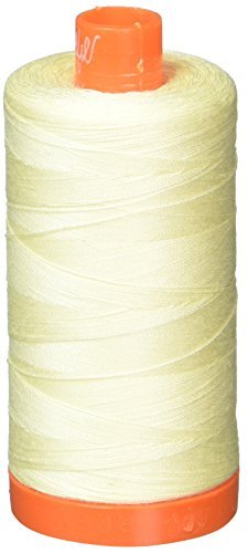 Aurifil Mako Cotton Thread Solid 50wt 1422yds Light Lemon