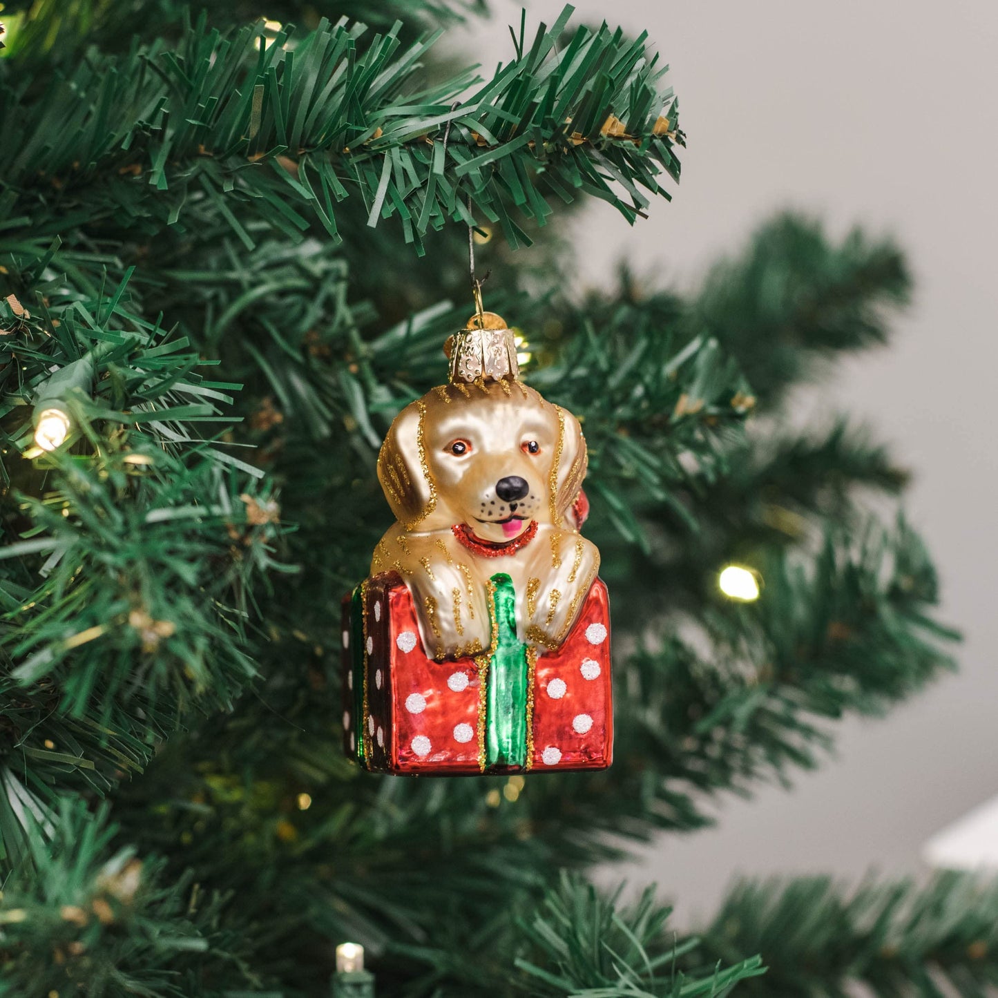 Old World Christmas Glass Blown Ornament Christmas Palm Tree