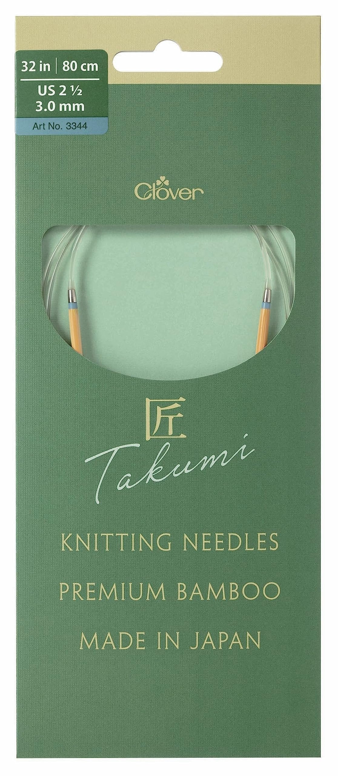 Takumi Pro Circular Knitting Needles 32"-US 2 1/2 / 3.0 mm