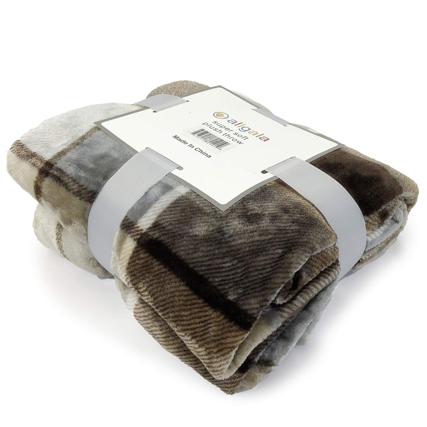 allgala Super Soft Flannel Plush Light Weight Throw Blanket