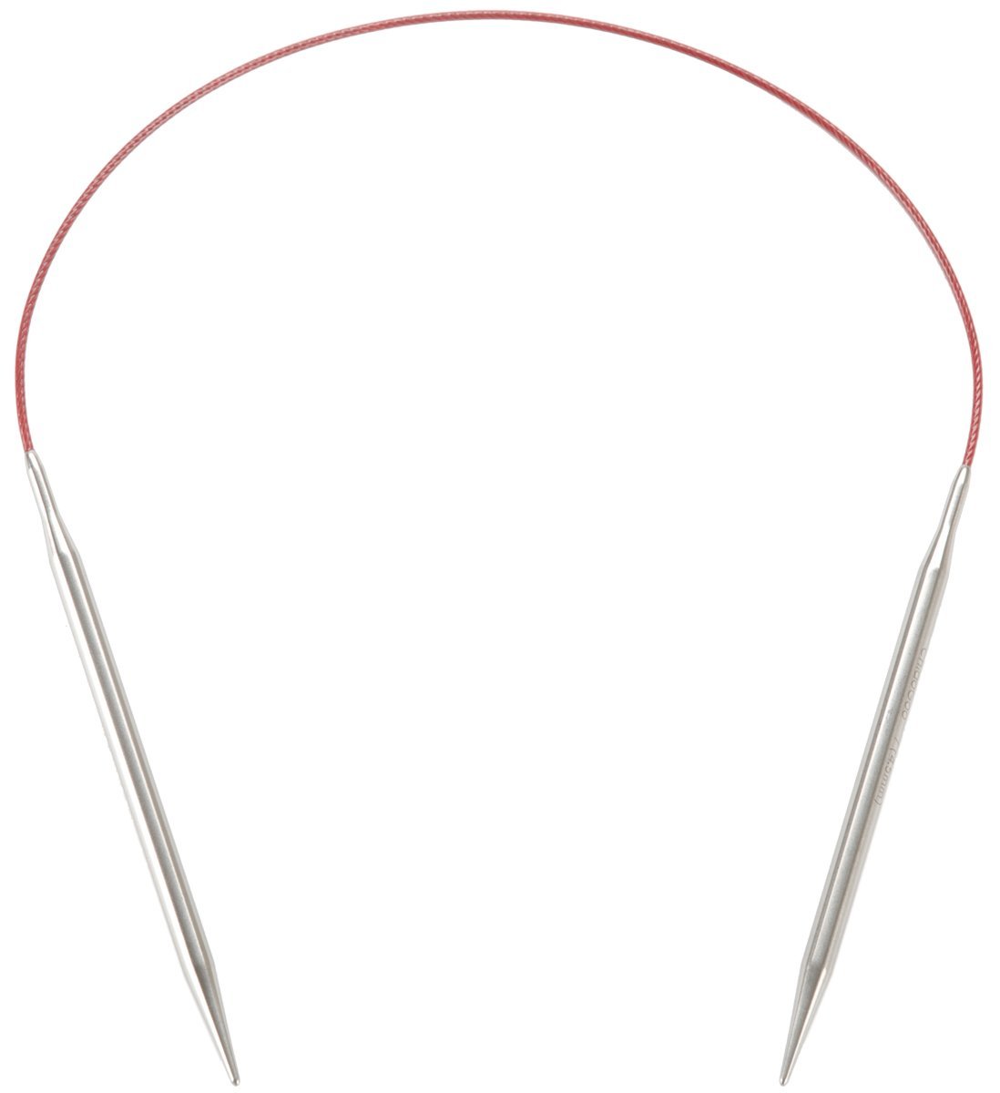 ChiaoGoo 16-Inch Red Lace Stainless Steel Circular Knitting Needles, 3/3.25mm