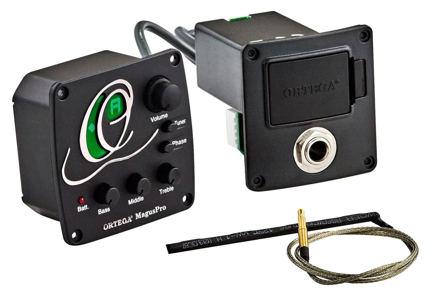 Ortega Guitars Family Series Thinline Acoustic-Electric Left-Handed Nylon Classical 6-String Guitar w/Bag, (RCE125SN-L)