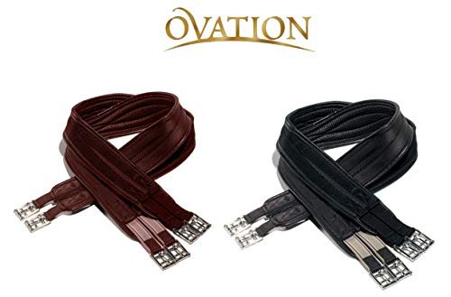 Ovsellerie Ovation Airform Chafeless Cushioned Textured Soft Horse Girth, Black, 52