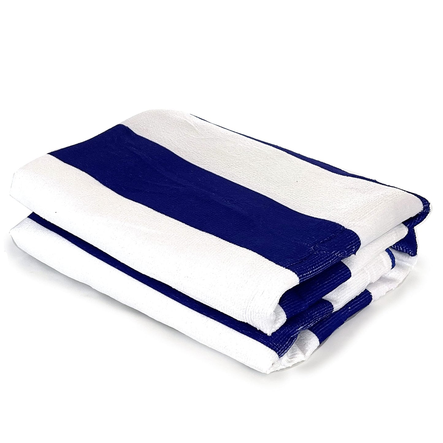 Allgala Oversize 40"x70" Cabana Stripe Design Microfiber Beach Towel