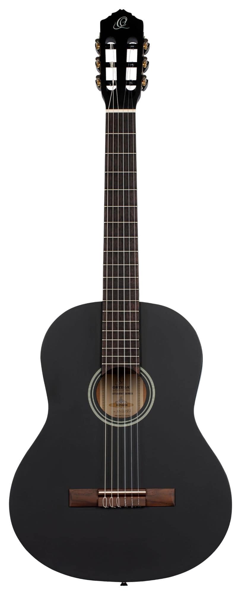 Ortega Guitars 6 String Student Series Full Size Nylon Classical Guitar, Right (RST5MBK)