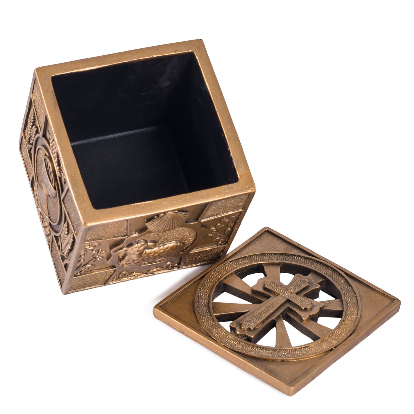 Joseph's Studio by Roman, Confirmation Collection, 3.75"H MULT SACRAMENT KEEPSAKE, Home Décor, Devout Gift, Prayerful Inspiration (3x3x3)