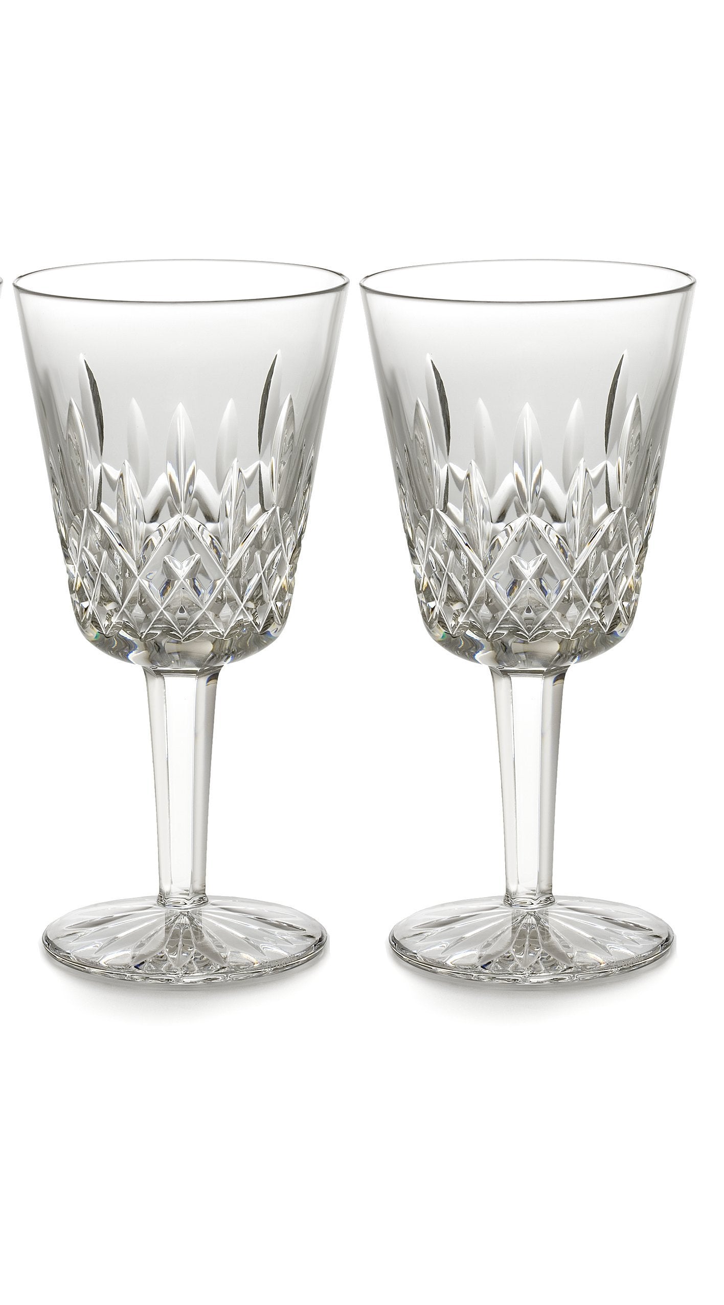 Waterford Crystal Lismore Goblet, Set of 2