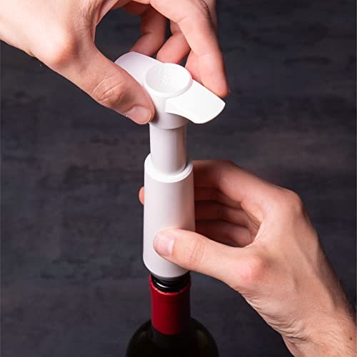 Vacu Vin Wine Saver Pump with 4 Vacuum Stoppers and PureWine Histamine/Sulfite Filter