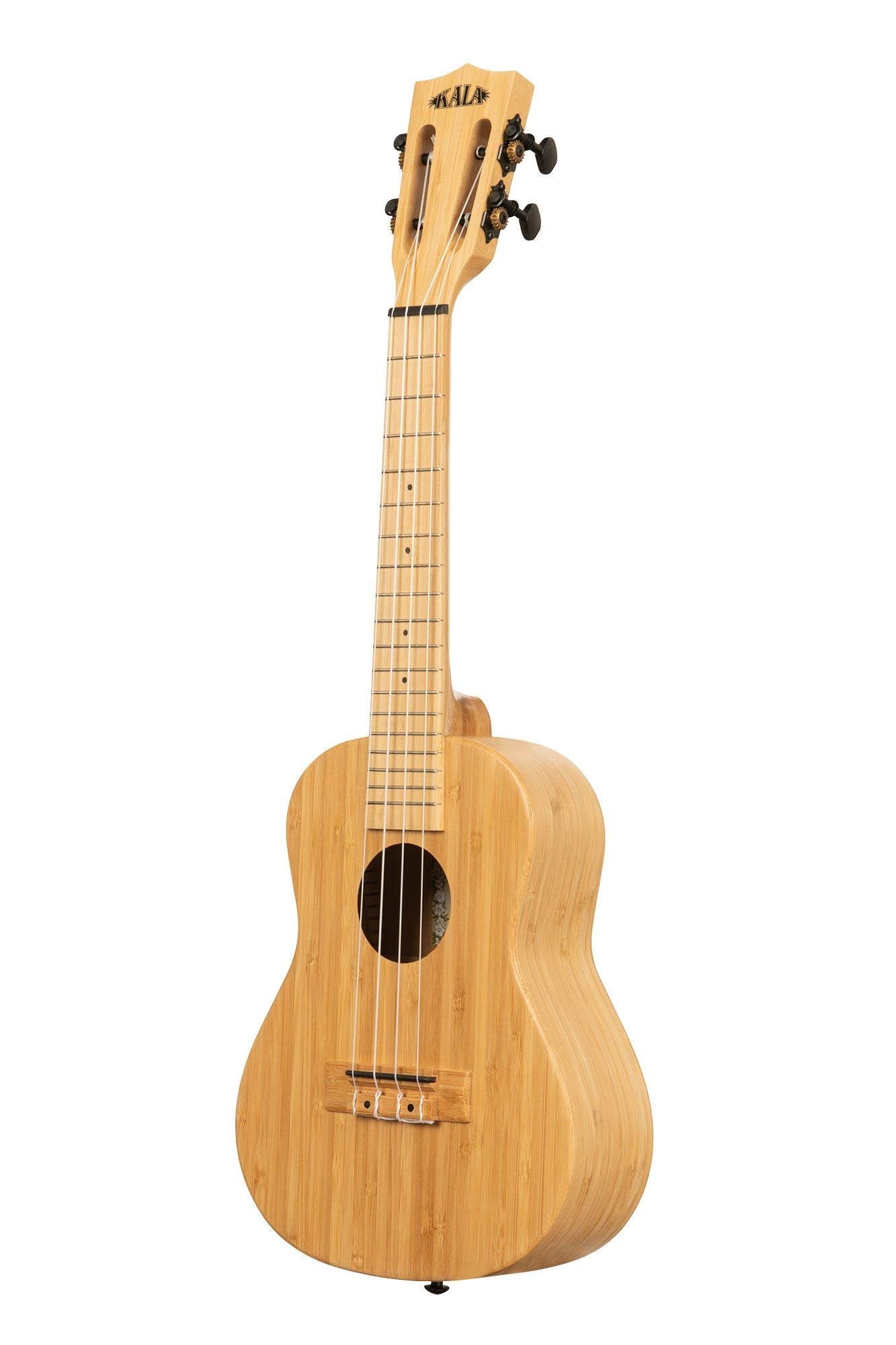Kala Brand Music Co. Bamboo Collection, 4-String Ukulele, Right, Natural, Concert (KA-BMB-C)