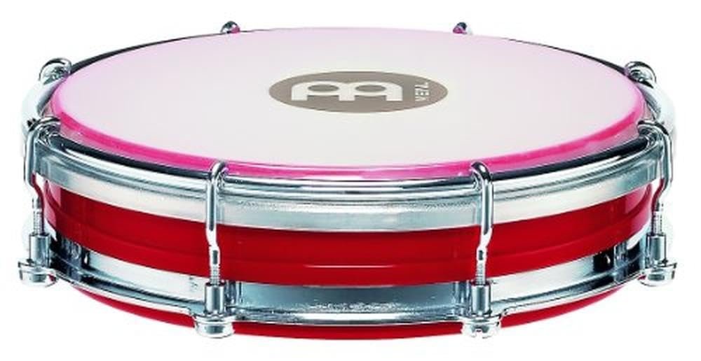 Meinl Percussion Tamborim with Floatune Tuning System-Not Made in China-Black ABS Plastic Body & Synthetic Head