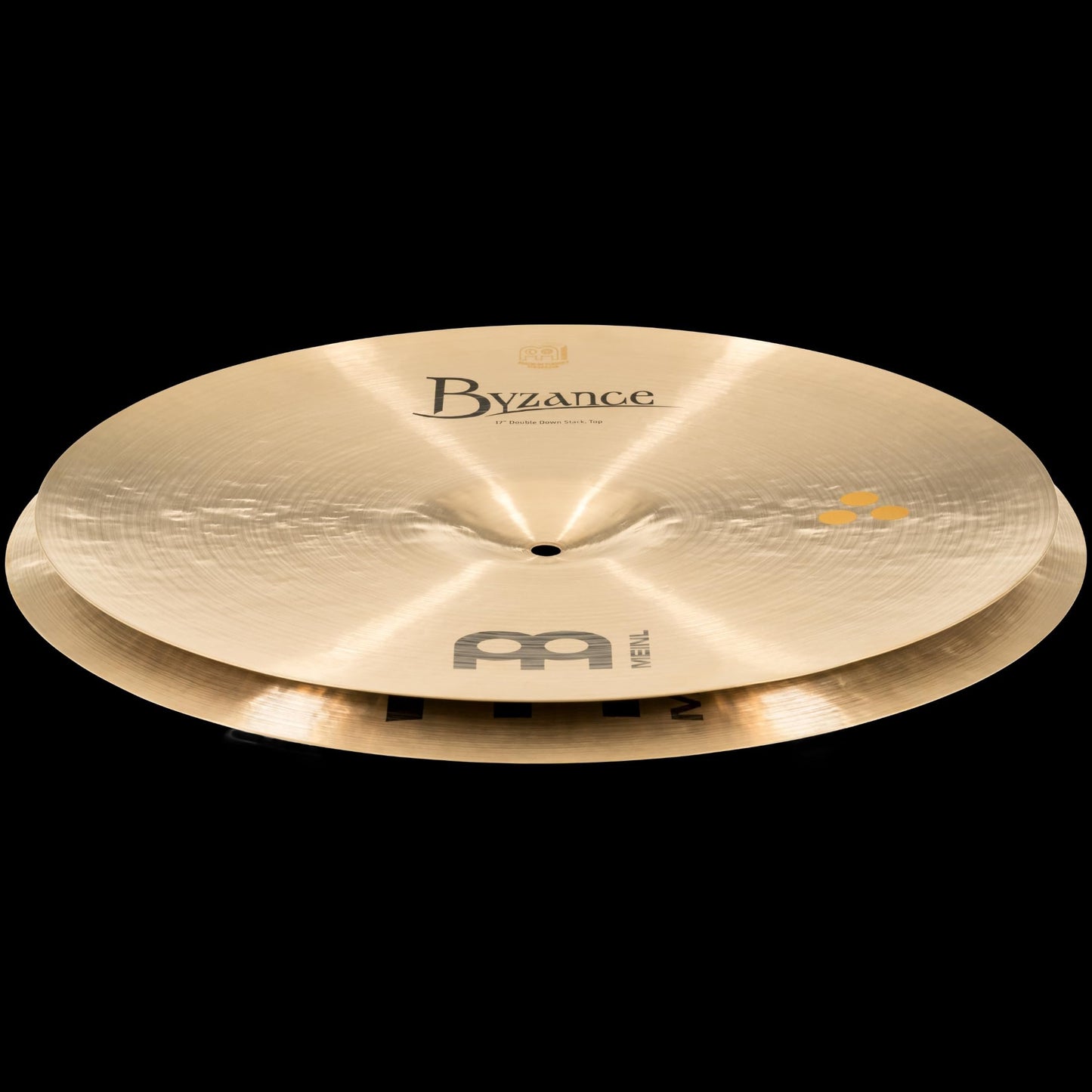Meinl Cymbals 17"/ 18" Double Down Stack, Matt Halpern Byzance Signature-Artist Concept Series-Made in Turkey, 2-Year Warranty, Traditional/Dark (AC-DOUBLEDOWN)