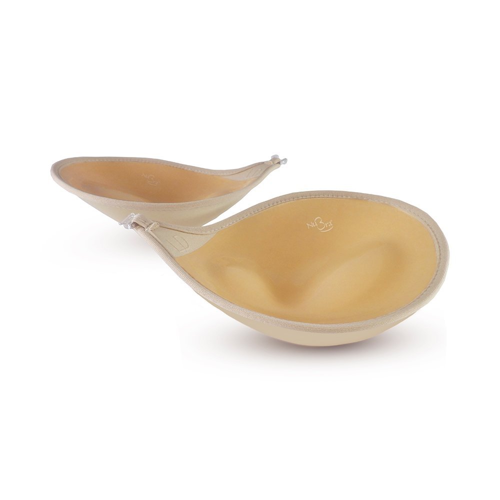 NuBra Push up Plunge with Molded Pads L398 (Nude, D)
