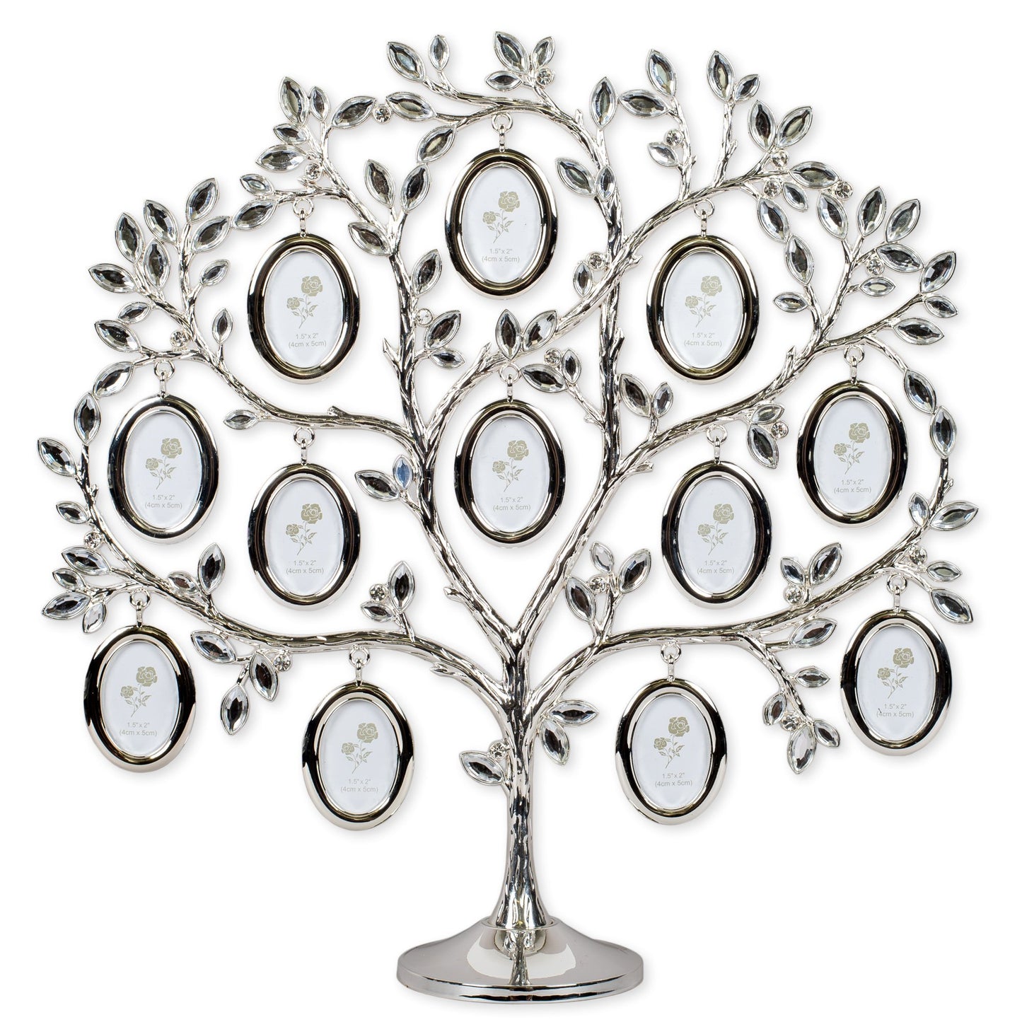 Roman Giftware Inc., Caroline Collection, Family Reunion Gift, 12" H Family Tree with 12 Photo,Religious, Inspirational, Durable (2x12x12)