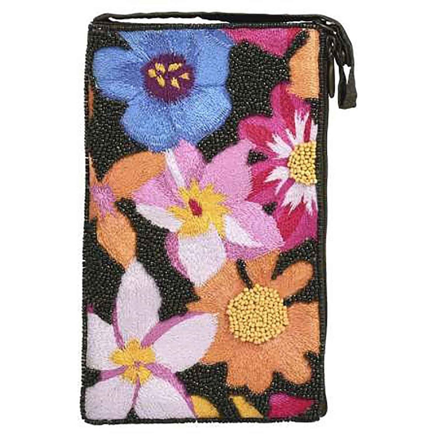 Bamboo Trading Club Bag Tropical Flowers, 7.5-inch Width