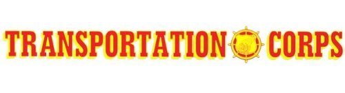 Transportation Corps 16" inch Window Strip Army Outside Decal