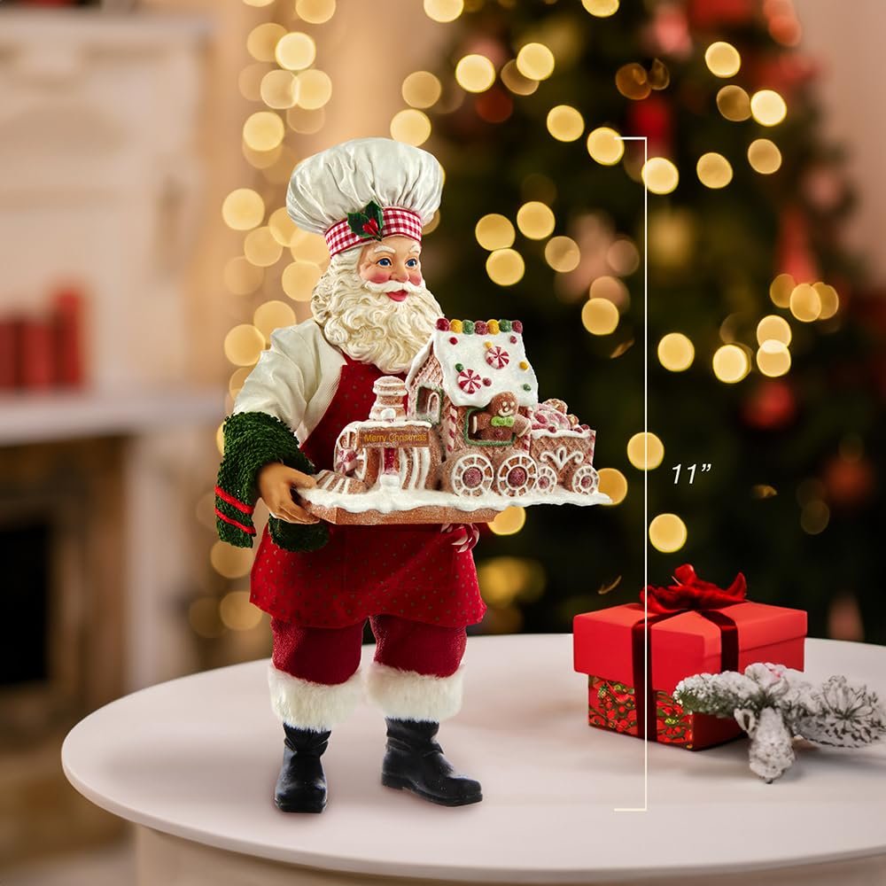 Kurt S. Adler Festive Christmas Holiday Tabletop Decoration Figurine