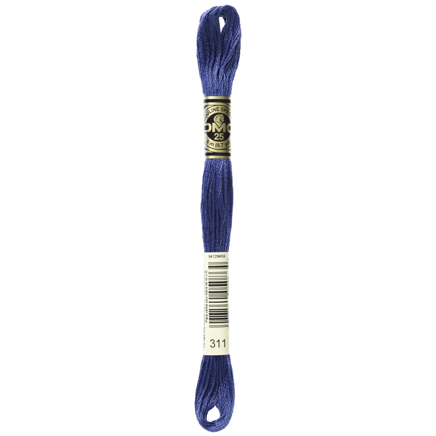 DMC Thread 6-Strand Embroidery Cotton 8.7 Yards Medium Navy Blue 117-311 (12-Pack)