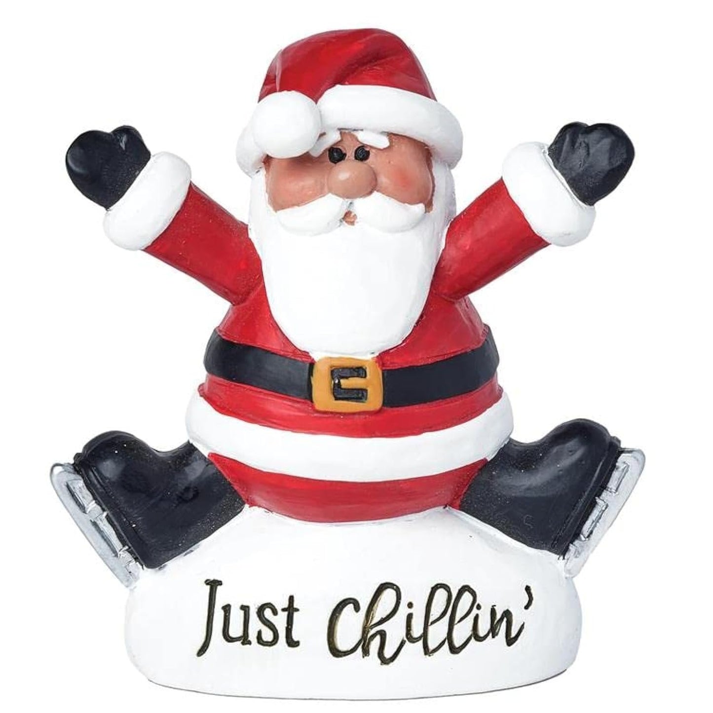 Blossom Bucket Just Chillin Santa On Snow Base