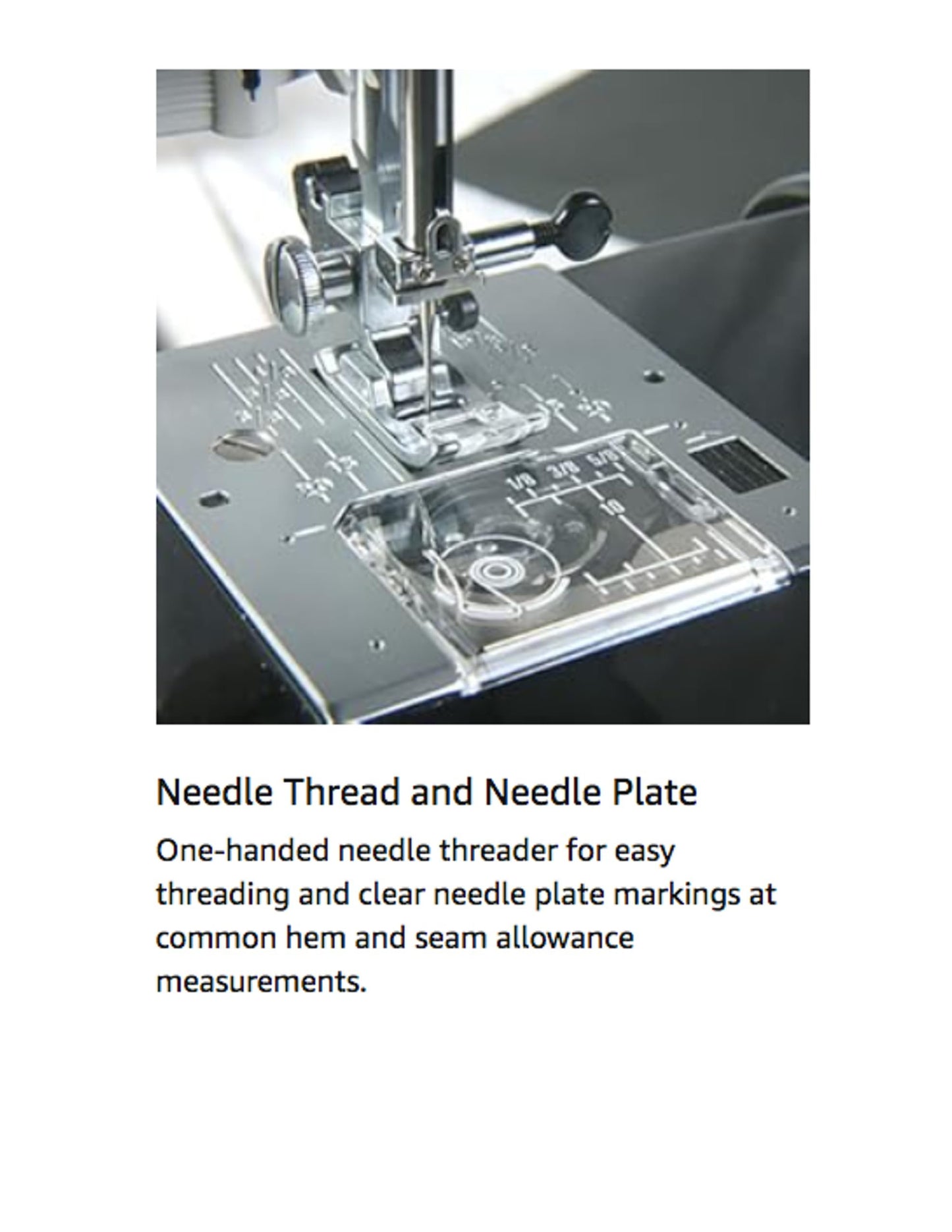 Janome HD-5000 Black Edition Heavy-Duty Sewing Machine with Aluminum Body, 18 Stitches, Free Arm, and Built-In Needle Threader