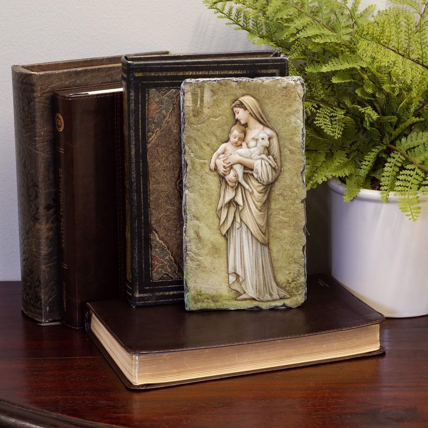 Joseph's Studio by Roman, Panels & Plaques Collection, 8"H INNOCENCE WALL PLAQUE, Home Décor, Devout Gift, Prayerful Inspiration (1x4x7)
