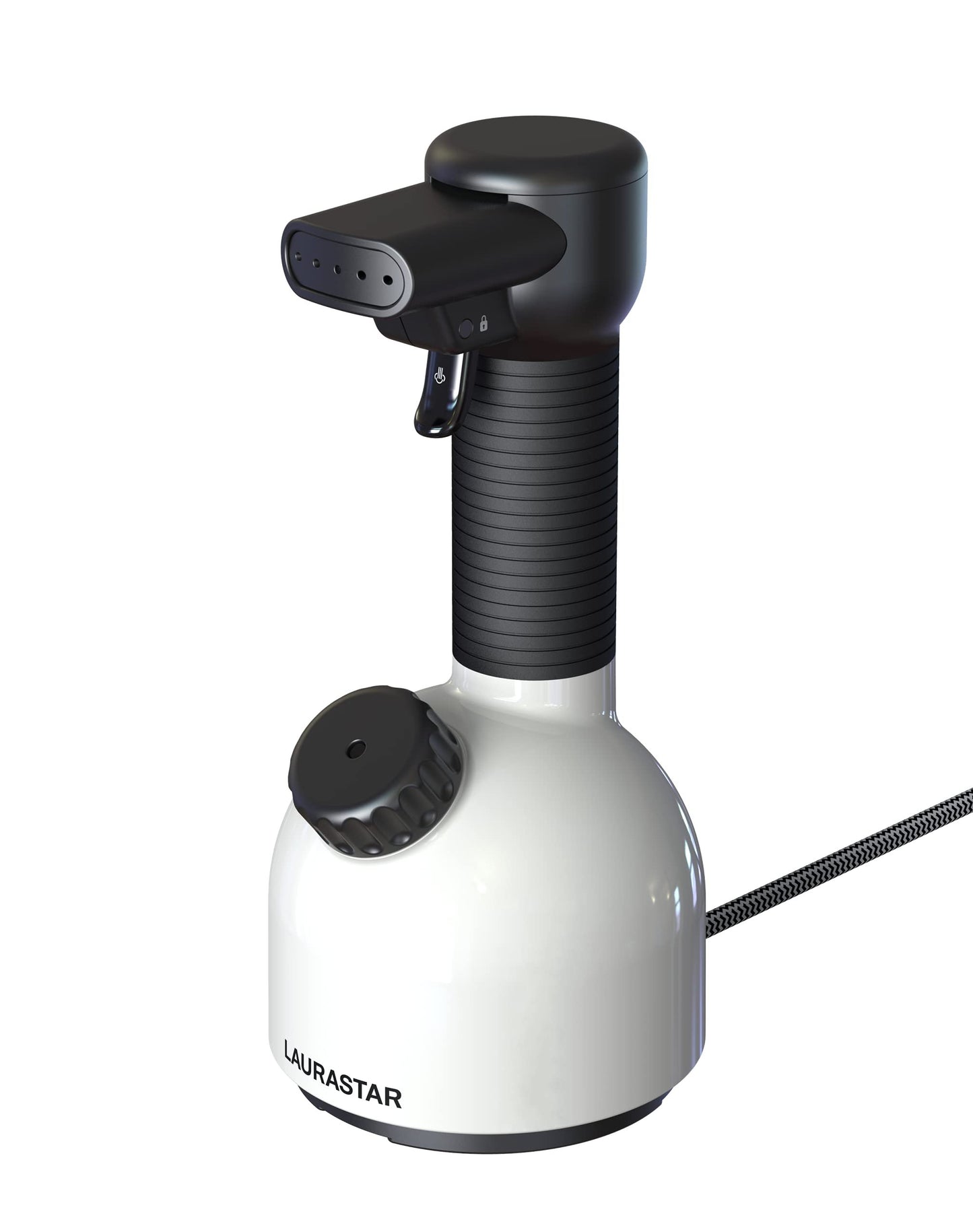 Laurastar IGGI Handheld Steamer in Pure White: Disinfects Fabrics & More
