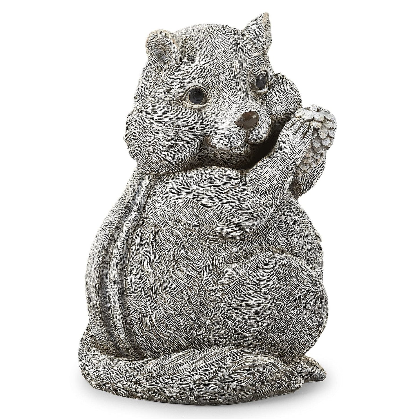 Roman Garden - Chipmunk Statue, 8.75" H, Pudgy Pals Collection, Resin and Dolomite, Decorative, Garden Gift, Home Outdoor Decor, Durable, Long Lasting
