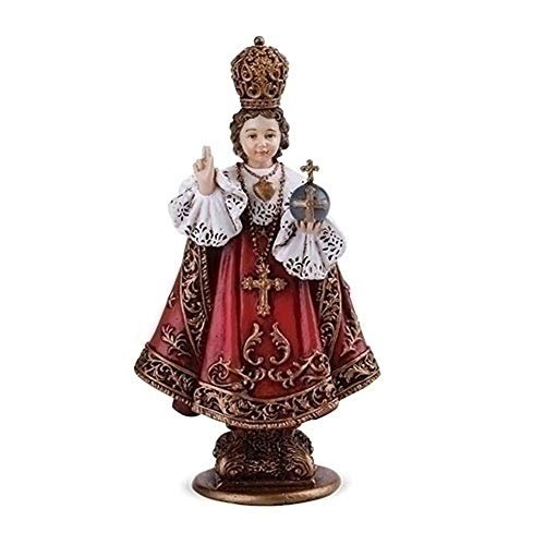 Joseph's Studio by Roman, Renaissance Collection, 4" H Infant of Prague Figure, Home Décor, Devout Gift, Prayerful Inspiration (4x2x4)