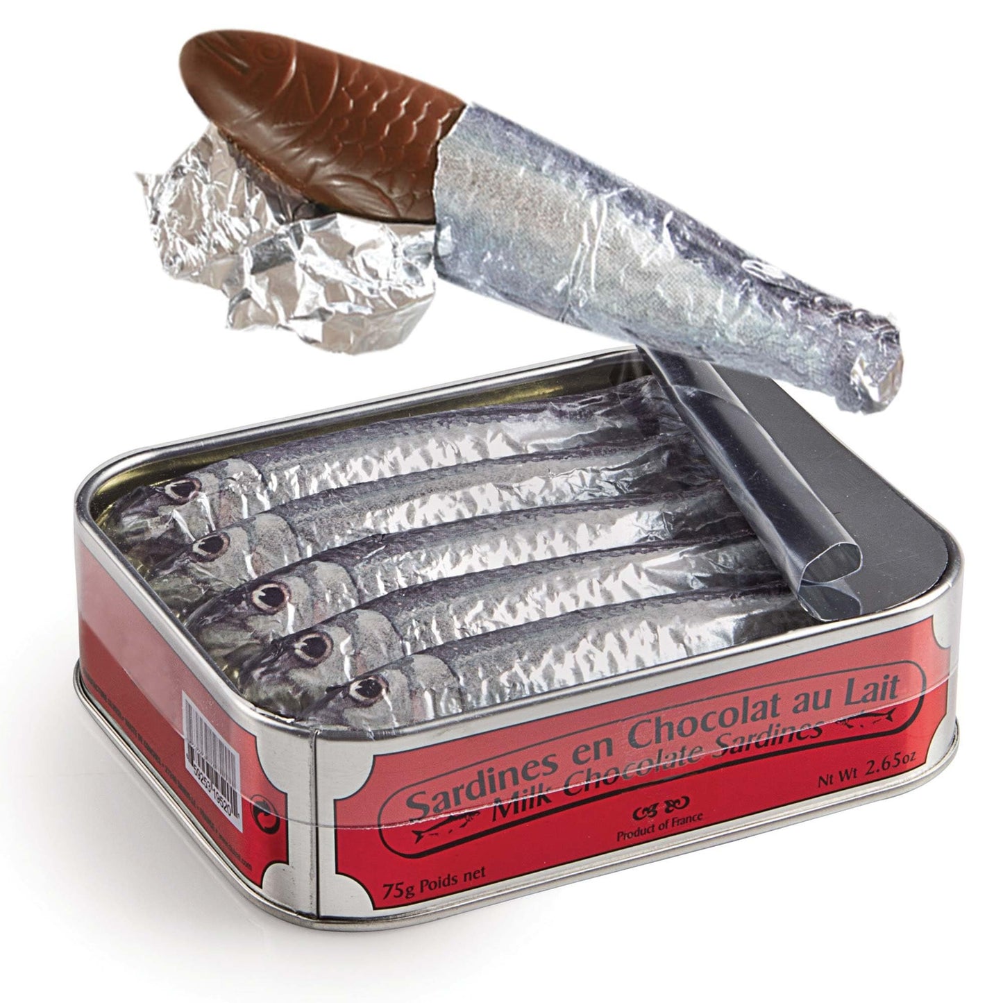 Sardines en Chocolat au Lait - Milk Chocolate Sardines in a Gift Tin_AB