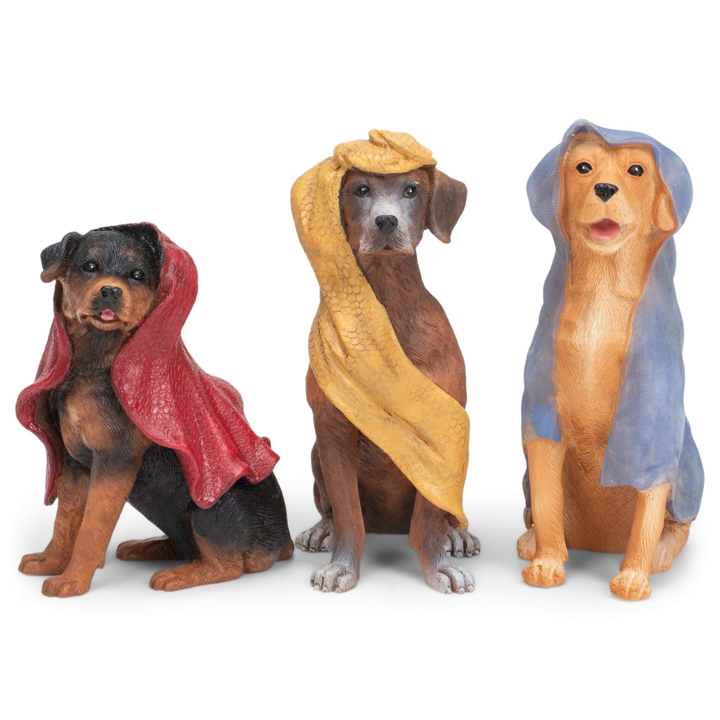 Canine Creche Dog Nativity Scene Decoration, 7 Piece Set