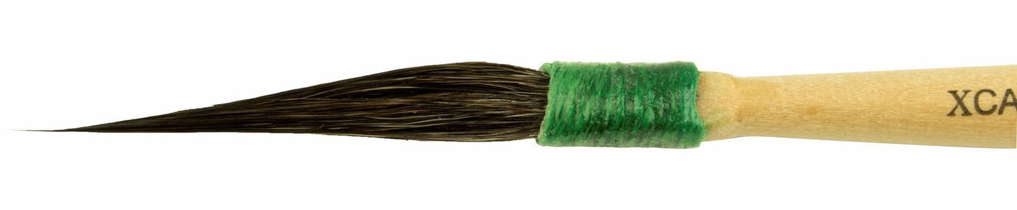 Andrew Mack Size 000 The Xcaliber Striper Brush Series 1 1/2" Short Blue Squirrel Hair Creates Greater Control for Intricate Designs