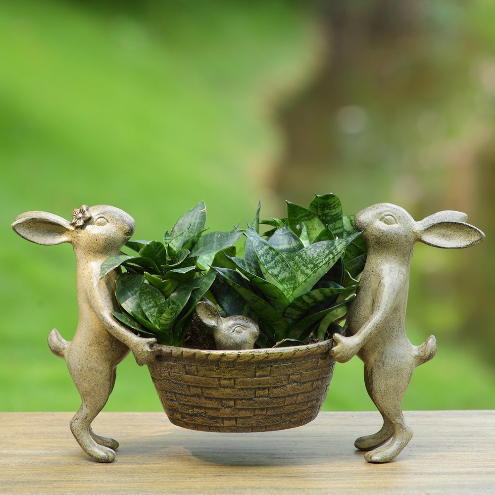Rabbit Family Planter