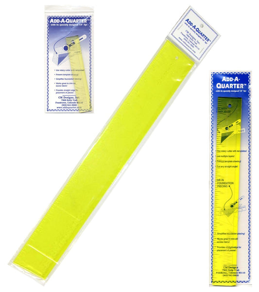 Add-a-Quarter Ruler Bundle of 3 Sizes: 1" by 6"; 1.5" by 12", and; 2.5" by 18"