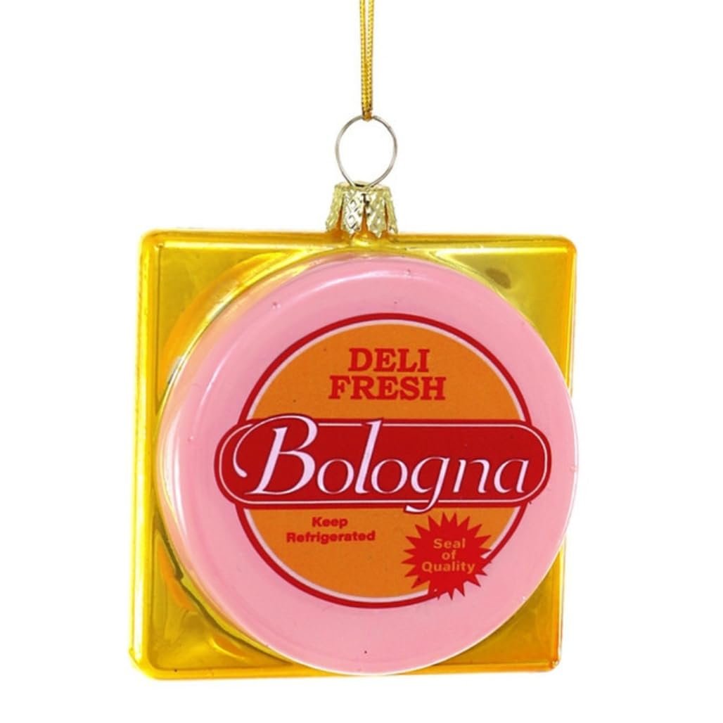 Gody Foster & Co Deli Bologna Blown Glass Hanging Ornament GO-6602