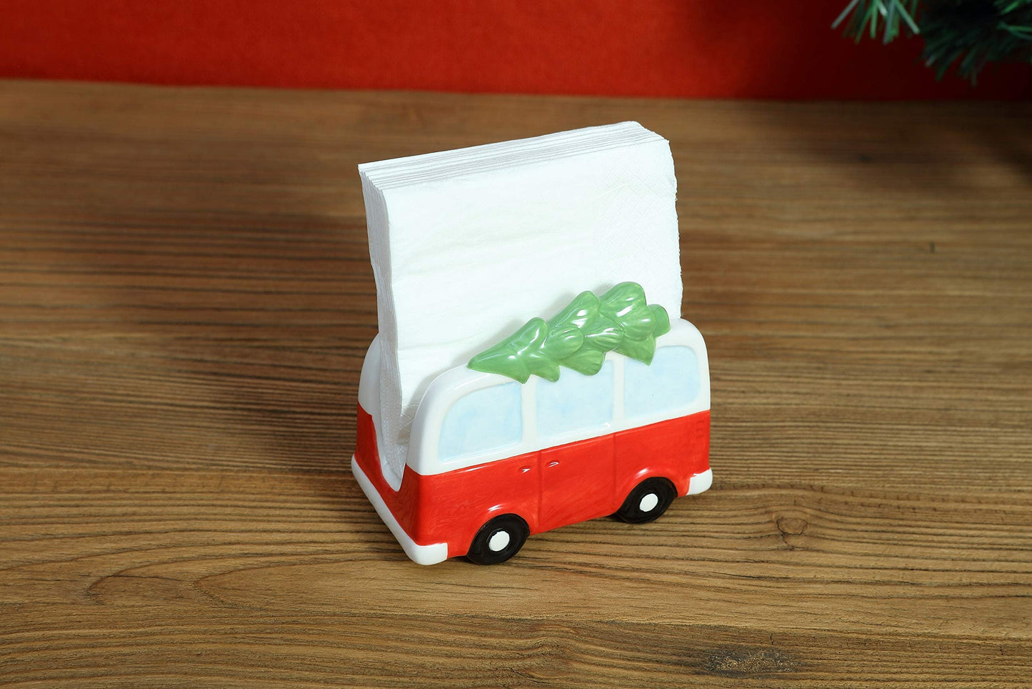 Christmas Themed Ceramic Napkin Holders