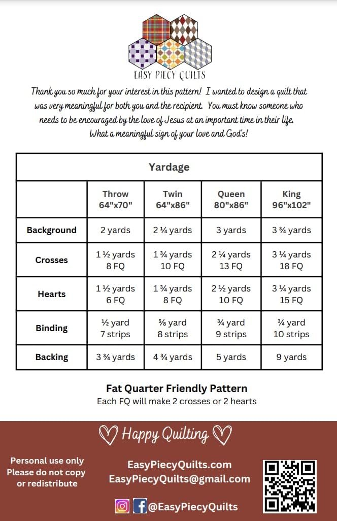 "Yes He Loves Me" Quilt Pattern