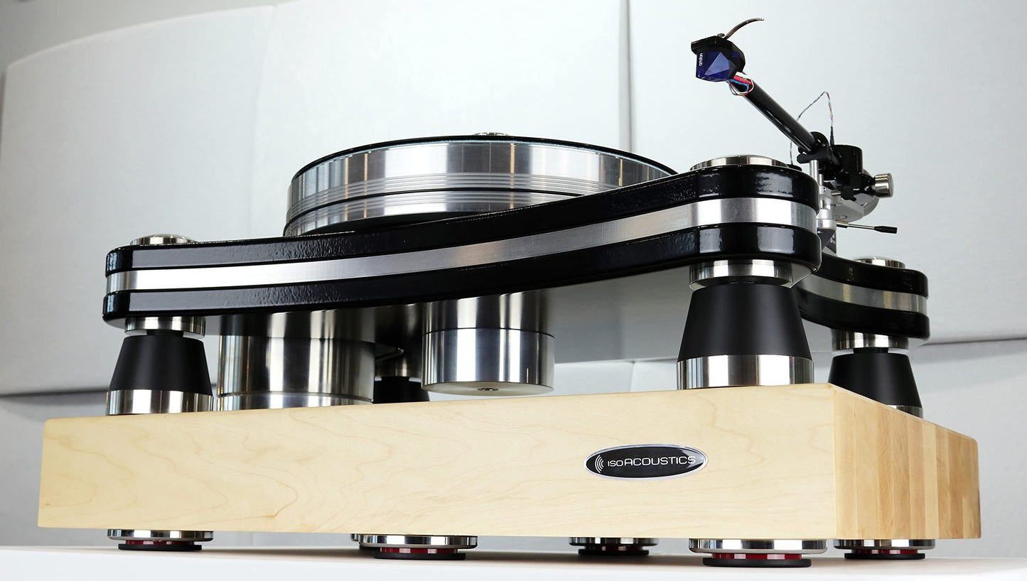 IsoAcoustics DELOS Turntable Isolation Butcher Block