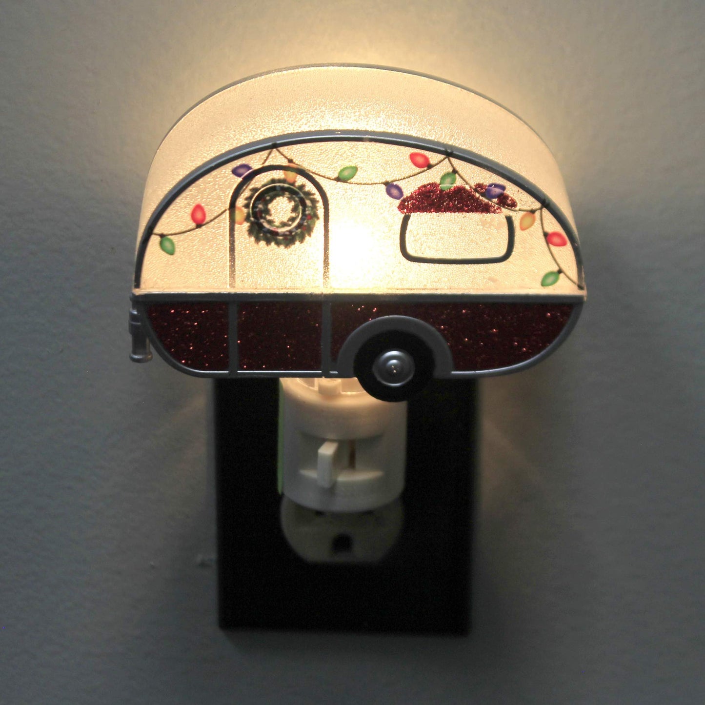 Roman Travel Trailer Christmas Night Light 4.2 Inch