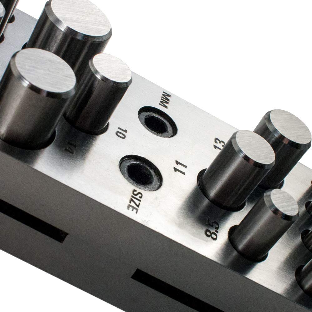 Disc Cutter 14 Round Punches - for Jewelry Making - SFC Tools - 25-154