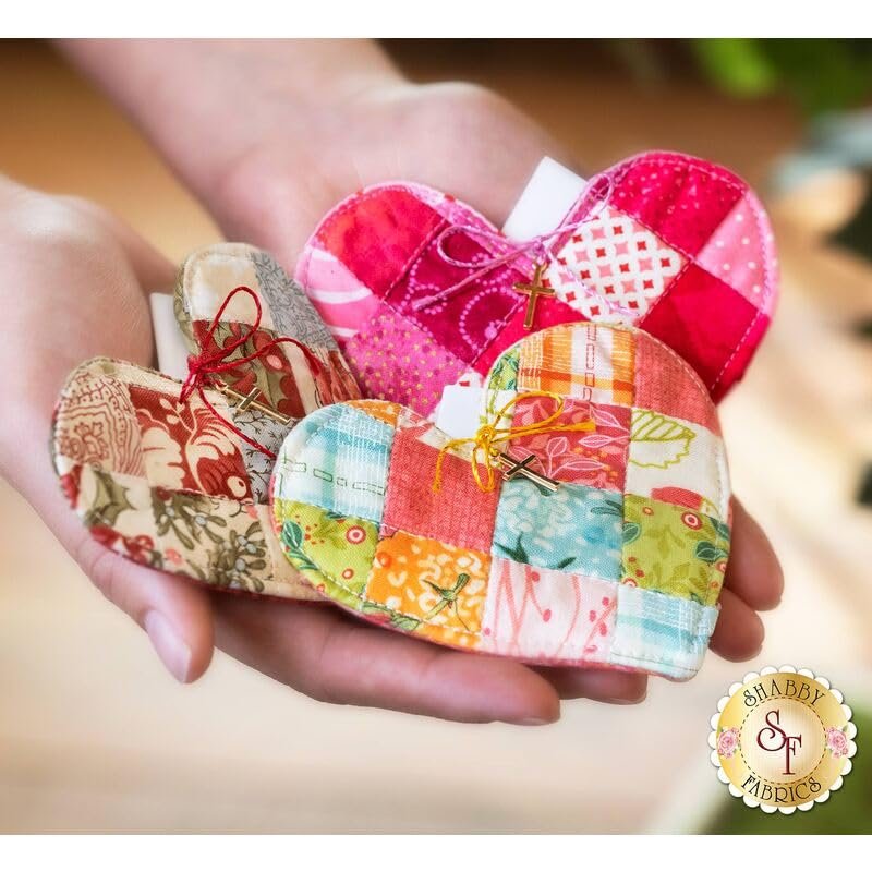 Patchwork Heart Pocket Prayer Quilt - Pattern ONLY