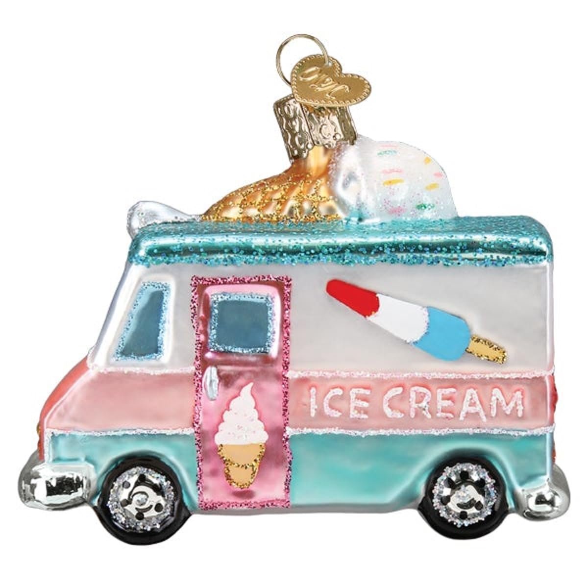 Old World Christmas Ornaments: Ice Cream Lover Gifts Glass Blown Ornaments for Christmas Tree