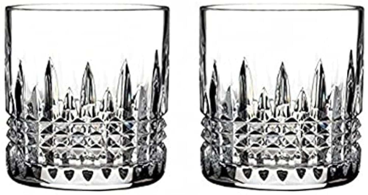Waterford Connoisseur Lismore Diamond Straight Tumbler Set of 2