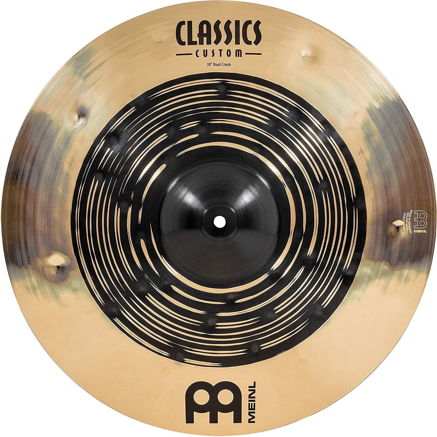 MEINL Cymbals Minel Classics Custom Dual Series Crash Cymbal Dual Crash CCDUC