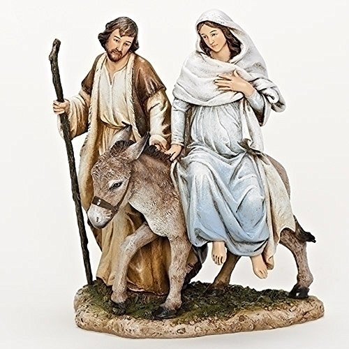 Joseph's Studio by Roman, Renaissance Collection, 8" H LA Posada Figure, Home Décor, Devout Gift, Prayerful Inspiration (5x6x8)