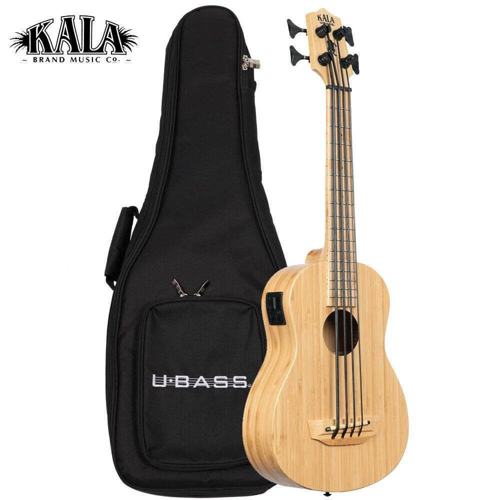 Kala Brand Music Co., 4-String Ukulele, Right, Natural, Ubass BMB-FS