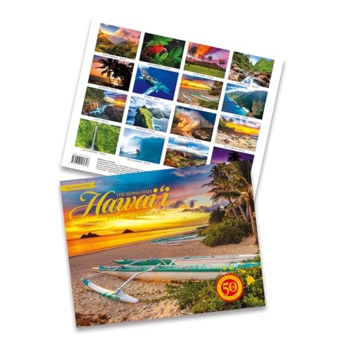 Hawaii 16 Month Trade 2026 Calendar November 2025 thru February 2027 Aloha State