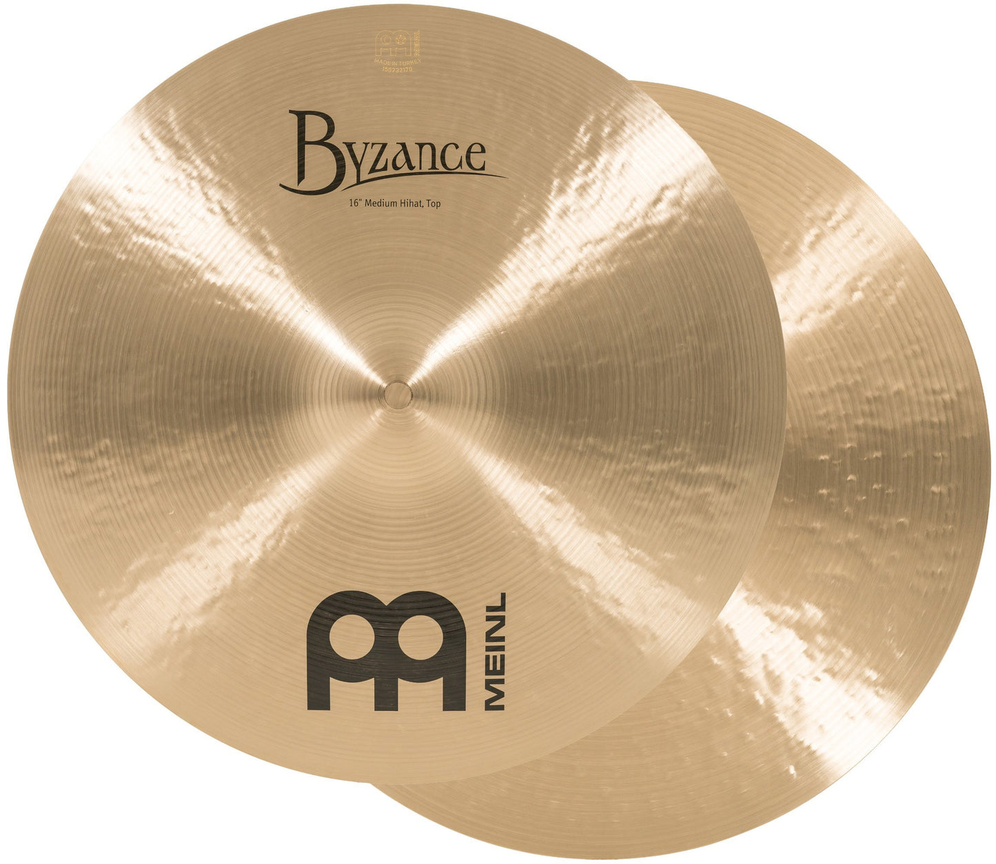 Meinl Cymbals B16EDMTH Byzance Extra Dry 16-Inch Medium Thin Hi Hat Cymbal Pair (VIDEO)